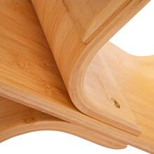 YISSALE Bookcases - Burlywood - Visualizzare 8