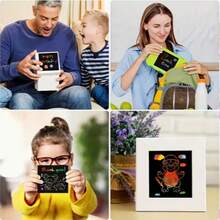 50/100 Pcs Rainbow Scratch Off Art Notes Kit - Unleash Hidden Designs With Vibrant Colors, DIY Creative Painting Cards, Perfect For Birthdays, Parties, Halloween & Christmas Crafts Gifts,Cultivates Drawing And Hands-On Skills, Enhances Focus And Imagination, Suitable For Christmas, Birthday, Party, New Year Gifts - Multicolor - View 8