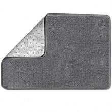 Alfombra de baño, Antideslizante Tapetes Alfombrilla de Microfibra Ultra Absorbente de Secado Rápido Lavable para Ducha y Cuarto de Baño Recámara Regadera Dormitorio Cocina Pasillo (1 Gris) - 1 - Ver 3