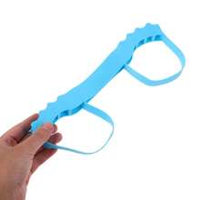 Adjustable Toe Strengthener Resistance Band Blue Silicone For Leg Training Hip Building Foot Mobility Stretching Exercise Bands