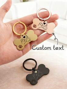 Ayotu Thẻ định danh chó cưng tùy chỉnh, thẻ tên chó khắc laser cá nhân hóa và thẻ tình yêu của chủ nhân, thẻ điện thoại khắc tùy chỉnh, thẻ định danh chó mèo, vòng cổ mặt dây chuyền hợp kim cho chó - Trang trí, khắc, thời trang, màu sắc rực rỡ, cổ điển, dễ thương, tối giản, độc đáo, cá nhân hóa - Món quà tuyệt vời cho chủ nuôi thú cưng vào ngày sinh nhật, kỷ niệm, năm mới và Giáng sinh. - Nhiều màu - Xem 6