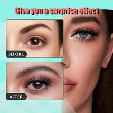 Pestañas postizas autoadhesivas, pestañas de presión sin pegamento, pestañas pre-encoladas sin adhesivo en sets de racimos naturales rizados, amigables para principiantes, sin residuo pegajoso, DIY en un solo paso - Pestañas Naturales - Ver 5