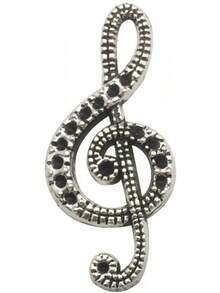 Colgante de joyería de liga, accesorios de collar y pulsera, tono de instrumento musical​​Colgante Le Symbol - 7410-2g - Ver 9