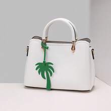 Fashionable And Minimalist Palm Tree & Coconut Tree Themed Keychain, Suitable As Car Decor, Backpack, Shoulder Bag, Crossbody Bag, Handbag Or Travel Bag Pendant. Ideal For Couples, Students And Office Workers For Daily Dates And Holidays, Also Makes A Great Gift For Boyfriends, Girlfriends, Mothers Or For Everyday And Holiday Use. - Multicolor - View 10