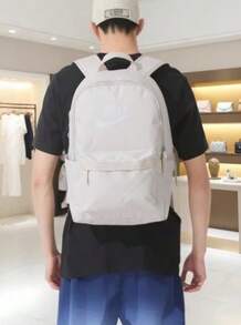 Nike 44*30*15CM (Approx. 22L) Unisex Casual Sports Backpack, Large Capacity Student Bag - Beige - View 11