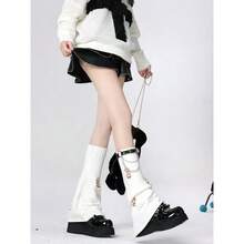 European And American Punk Gothic Style PU Leather Irregular Heart Chain Elastic Leg Ring Leg Strap Leg Chain - Multicolor - View 4