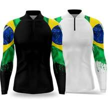 Brazil Jersey Kit: White And Black With UV50+ Protection. - Kit - 查看 1