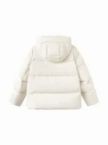 Balabala Tween Girl Girls Down Jacket, Winter 2025 Windproof & - Milky White - View 2