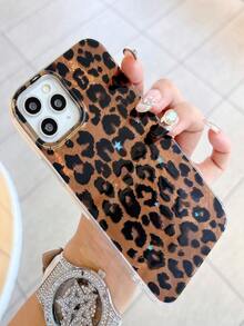 Brown and Black Leopard Print