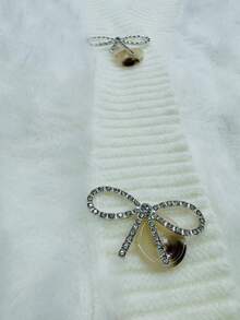 Butterfly Button Soft Faux Cashmere Women Cardigan Sweater, Solid Color Front Button Fine Velvet Ribbing, Suitable For Halloween, Christmas, Daily Wear, Spring/Autumn, Autumn/Winter