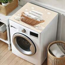1件装藤编洗衣机罩垫及吸水防滑垫 - 厨房/洗衣房台面保护垫，现代家居装饰地毯，节日配件，硅藻土材质，家用收纳垫 - 彩色 - 查看 4