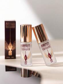 Charlotte Tilbury Spray fissante Airbrush Flawless - Durata tutto il giorno 15 ml/0,5 oz (formato da viaggio) e 100 ml/3,3 oz (formato standard), formula anti-sbavature e anti-trasferimento, leggero e non appiccicoso, trucco a tenuta per 16 ore, finitura opaca adatta per Halloween e look festivi, regalo perfetto per tutti i tipi di pelle