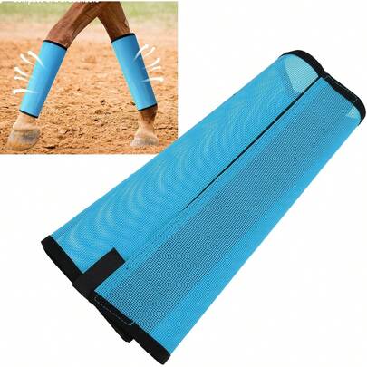 EstiloTendenciaPssopp 4 Botas Antimoscas Para Caballos, CóModas Botas Para Caballos, Protector De Patas Traseras Delanteras, Accesorios Ecuestres Para Deportes De EquitacióN (Azul)Calidad PremiumVersióN Mejorada