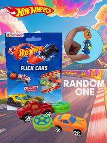 Hot Wheels 官方授权风火轮弹射小车盲盒，随机1个，内含1辆小车和1把钥匙。插入钥匙并按下即可发射，趣味惊喜玩具。共8款小车和3把钥匙可供收集。适合青少年作为圣诞礼物、神秘礼包、朋友礼物、派对小礼品、收藏玩具或圣诞礼物。