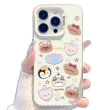 Funda de Teléfono Compatible con Apple 17 Pro Max, Estilo Europeo y Americano, 15, 14, 13, 16 Vitality - Plateado - Ver 4