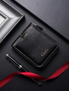 New Men's Short Wallet, Multi-Card Slots Bifold Coin Purse, Minimalist Fashion Wallet Card Holder - Multicolor - View 10