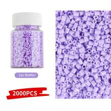 1000/2000 piezas - Juego de cuentas de fusión de 2.6mm, ideal para principiantes y aficionados de las artes y manualidades, joyería de cuentas creativa, material duradero, suministros de cuentas, diseñadores creativos, regalo perfecto para Halloween, Navidad, días festivos