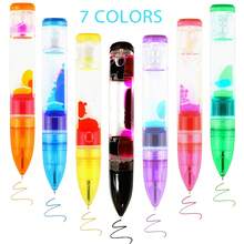 1 Stück kreative Flüssigkeitsbewegung Sprudler Stifte - schreibt wie ein normaler Stift - farbige Timer Stifte hervorragend für Erwachsene zur Stresslinderung und Angstabbau, Geburtstags- und Weihnachtsgeschenke, Kugelschreiber