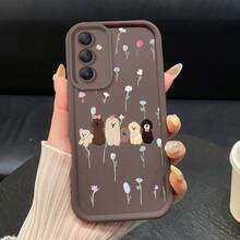 Funda de teléfono TPU para Samsung Galaxy S23 Ultra S24 S25 S22+ S20 FE Pro Plus 5G, patrón de paraíso de cachorros, funda protectora ligera y a prueba de golpes, funda de teléfono linda, funda de teléfono con ranura para tarjetas, funda de teléfono  con brillo labial, estética de funda de teléfono, funda de teléfono de Halloween, funda de teléfono de Navidad, funda de teléfono linda, funda de teléfono estética, funda de teléfono linda, funda protectora asequible, soporte para tarjeta de teléfono, funda protectora de teléfono, funda de teléfono linda, funda de teléfono de diseño floral, estética de teléfono linda, material de TPU suave, estructura duradera a prueba de golpes, regalo de vacaciones, entusiasta de accesorios lindos - Colores mixtos - Ver 8