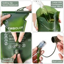 NEWBOLER 1.5升/2升/3升大容量水瓶水袋储水袋水袋背包收纳袋跑步水袋背心背包 - 彩色 - 查看 11