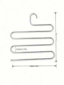 不锈钢裤架 – S 型，防滑，不留痕迹，多层收纳架，适用于衣柜收纳，尤其适合牛仔裤和休闲裤，节省空间，打造整洁的衣橱。衣物收纳架，衣架，可折叠裤架，多层牛仔裤收纳架，衣架，家居装饰，衣物收纳架 - 彩色 - 查看 8