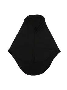 1 件女士头巾帽 - 防晒头巾，适合户外穿着，穆斯林伊斯兰平纹针织莫代尔头巾，即时头巾，女士头巾，长围巾，头巾披肩帽 - 彩色 - 查看 15