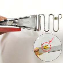 可调节缝纫机边缘导向附件 - 通用斜纹滚边压脚，用于精确缝制包边。银灰色双管设计，适用于家庭和工业缝纫、绗缝和DIY节日工艺品项目，安装和操作简便。 - 彩色 - 查看 6