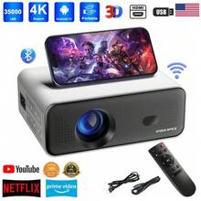 4K Projector Smart  35000LMS 1080P 5G WiFi Bluetooth Video Home Theater - 1 - View 1