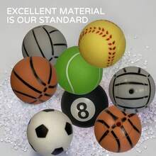 6pcs Baby Sensory Balls, Soft Textured Balls Set, Infant Tactile Stimulation Balls Toys, PVC Material, Birthday & Holiday Gift