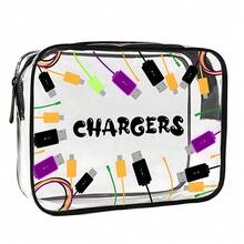 1/2pcs High Quality PVC Zipper Waterproof Toiletry Bag, Large Capacity Lightweight Travel Organizer, Easy To Wipe Clean Cosmetic Bag With Fade-Resistant Design, Approved For Daily Use And Travel, Toiletry Travel Bag, Baby Storage - Multicolor - View 8