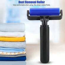 12 Inch Silicone Manual Roller Anti Static Cleaner Tool For Household Reusable Dust Removal Roller With 150?C Melting Point Screen Dust Roller For Insulation Applicator