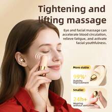 Ordtop S13 Vibration Massage Wireless Earphones, Compact Design, Suitable For Both Sleep And Relaxation Dual Function Earphones, Bluetooth 5.3 Stable Connection, Long Battery Life - Màu be - Xem 3