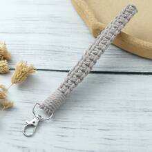 1 pieza Llavero trenzado de cuerda, correa de muñeca, cordón para teléfono, accesorio para coche, dije para bolso, accesorio escolar, lindo estilo gótico y Y2K - Multicolor - Ver 29