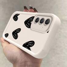 Funda protectora de silicona para teléfono  Galaxy S23 Ultra, S24, S25, S22+, y S20 FE Pro Plus 5G, con diseño de graffiti de corazón, diseñada para portabilidad y resistencia a los golpes. - Colores mixtos - Ver 7
