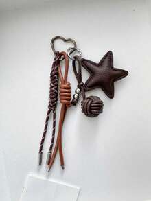 1件夏季手工DIY钥匙扣挂绳钥匙扣吊坠链包包饰品派对小礼物，派对钥匙扣礼品套装 - 彩色 - 查看 4