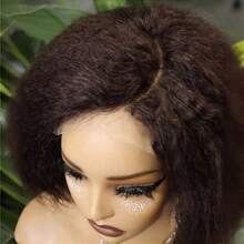 5x5 超强双拉无胶 C 型蓬松直发真人发假发，250% 密度，适合女性日常、派对、圣诞节等场合。 - 彩色 - 查看 9