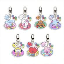BT21 Baby Snack Series Acrylic Keychain Charms Are Suitable For Fans And Also Make Great Gifts. - Multicolor - View 2