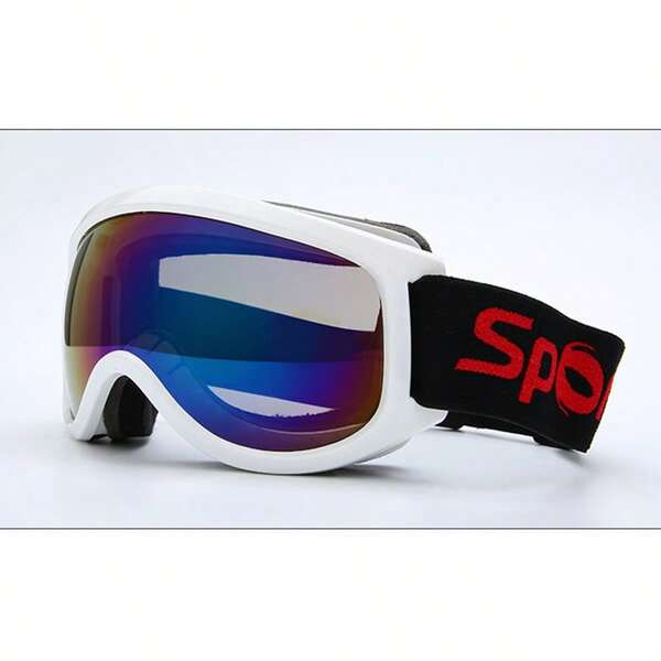 Super Durable Multi-Sport Glasses - Elastic Memory Frame, All-Day Comfort, Anti-Fog And Scratch-Resistant Lenses, Black With Blue Trim - Perfect For Skiing, Snowboarding, Skating And Outdoor Exploration. Ski Glasses, Adventure Glasses, Modern Glasses, Durable Glasses Outdoor Sports Skiing Goggles, Anti-Fog And Anti-Sand Large Spherical Glasses, Men's And Women's Adult Mountaineering Snowmobile Goggles, Off-Road Motorcycle Riding Glasses