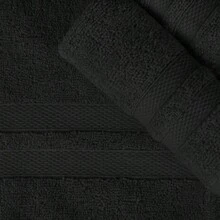 SUPERIOR - Juego de 6 Toallas de algodón Premium de 500 g/m², absorbentes y ultrasuaves, 6 Piezas, diseño de Panal, Doble Borde, Color Verde Bosque, Moderno, , Set de 6 Piezas, 1, 1(Negro) - Multicolor - Ver 6