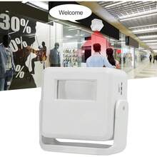 EstiloTendenciaAlarma Con Sensor De Movimiento Por Infrarrojos, Timbre De Bienvenida Para La Entrada De La Puerta De La Tienda, Dispositivo Antirrobo, Timbre Con Sensor De Movimiento Flexible Giratorio, Alerta De EnCalidad PremiumVersióN Mejorada