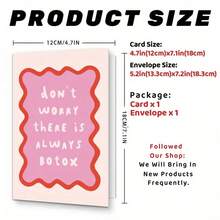 1 Pc Funny Birthday Card For Friends, Hilarious Birthday Card For Sister Mom Dad Encouragement Card Halloween Christmas Greeting Card - Multicolor - View 6
