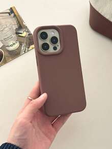 Minimalist Dopamine Khaki Color Phone Case Compatible With IPhone 17 Pro Max/17 Pro/17 Air/17/16 Pro Max/16 Pro/16/16 Plus/15/15 Pro Max/15 Pro/15 Plus/11/12/13/14 Pro Max/12 Pro/12 Pro Max/13 Pro/13 Pro Max/7 Plus/14 Pro/14 Pro Max/14 Plus, Soft Shell, Creative Design For Men And Women - Khaki-upgraded Version - View 7