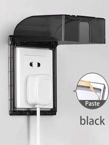 1pc 86 Type Adhesive Waterproof Outlet Box, Bathroom Waterproof Switch Cover, Outlet Cover, Plug Water Protection Box, Fish Cover, Bathroom, Kitchen, Low Position Anti-Electric Shock Safety Cover - Multicolor 5 - View 14