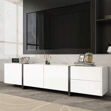 Television Stands & Entertainment Centers - White - View 3