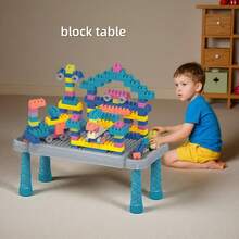 积木游戏桌套装，儿童益智玩具，幼儿园组装套装，提升专注力，便携礼盒包装，ABS材质，蒙德里安配色，生日、万圣节、圣诞节礼物佳选，学前活动，寓教于乐，模块化设计，艺术游戏，结构坚固，创意搭建，互动游戏，适合幼儿和儿童，节日礼物