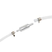 2PCS Brake Bleeder Hose With One-Way Check Valve, Universal Brake Fluid Bleeding Kit Brake Bleeder Valve For Hydraulic Brake System - Silver - View 5