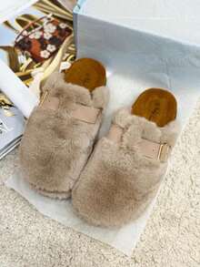 Fashionable Women's Clogs, Solid Color And Thick Sole, Comfortable For Work, Casual And Vacation.