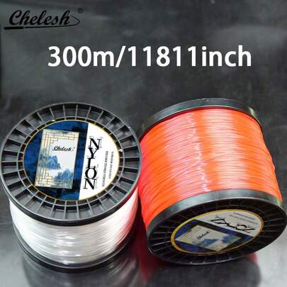  Dây câu Chelesh 500m, Dây câu Monofilament Nylon độ bền cao, co giãn thấp, 300m, Trong suốt, Hồng, Đen và Xám, Có sẵn các màu, Thích hợp cho câu cá biển/câu cá mồi/câu cá trên băng, Quà tặng câu cá ngày lễ, Bền bỉ cho câu cá nhiều lần, Dây câu trang trí hạt thủ công DIY