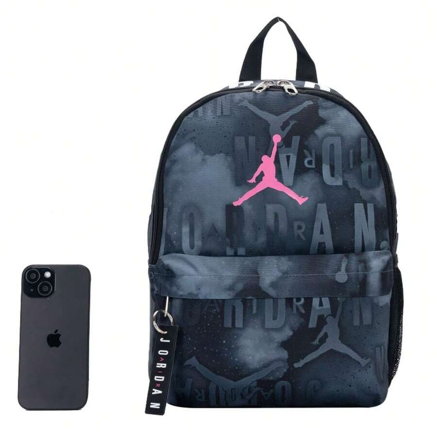 Nike 耐吉男女雙肩背包健身大容量背包 JD2433080TD-005 - 黑/西克粉 - 查看 1