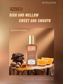 75ml Chocolate Musk Fragrance Spray - With Jasmine And Citrus Notes, Fresh And Sweet, Long-Lasting Scent. An Ideal Gift For Halloween, Christmas, And Birthdays - Herbal Fragrance - View 5